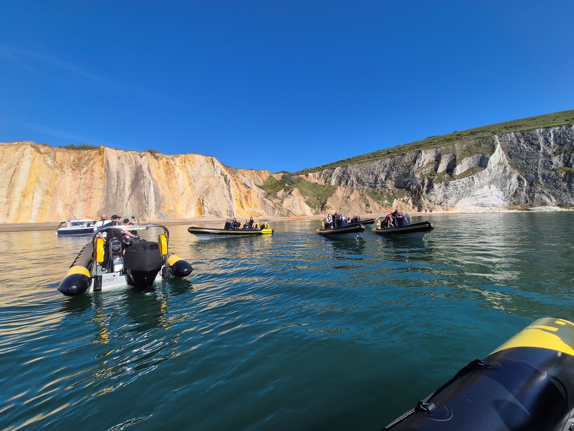 Fleet of RIB boats for Hamble charters